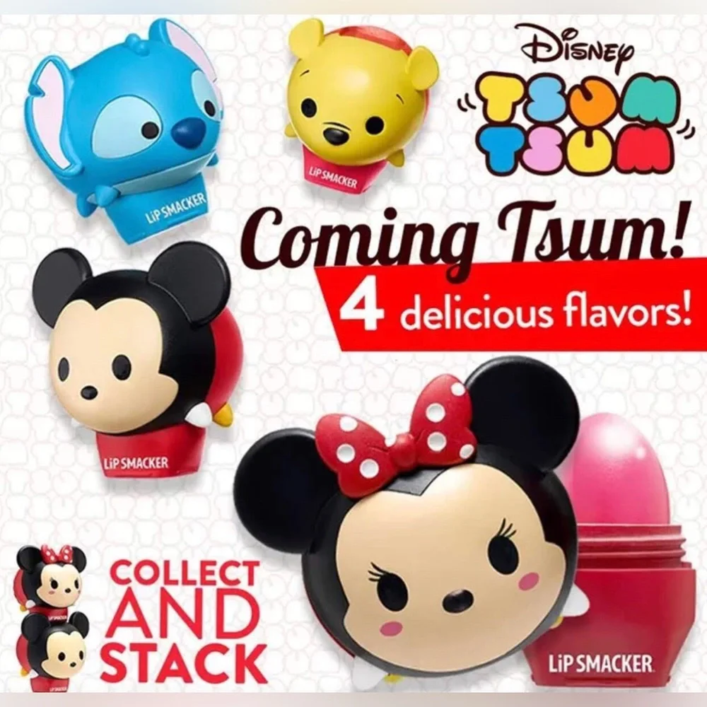 Disney Tsum Tsum Winnie‎ The Pooh Lip Smacker Honey Pot Flavor New & Sealed